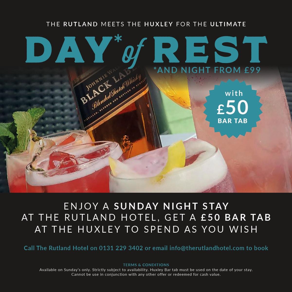 Rutland Hotel Day Of Rest Offer