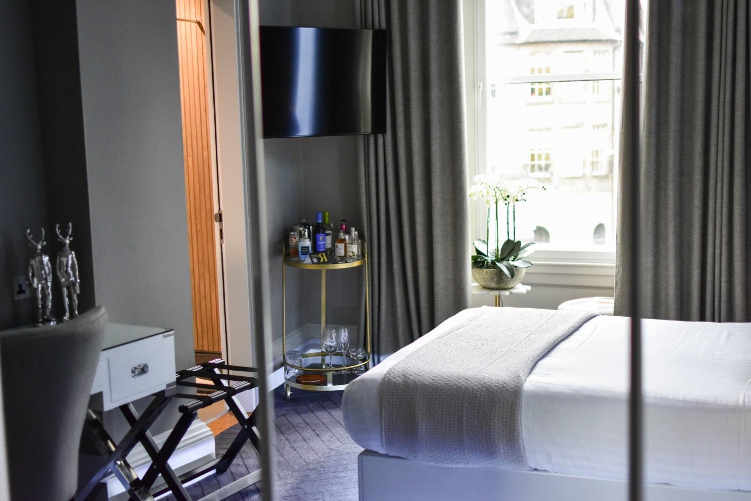 Standard Room in Edinburgh luxury boutique hotel near castle